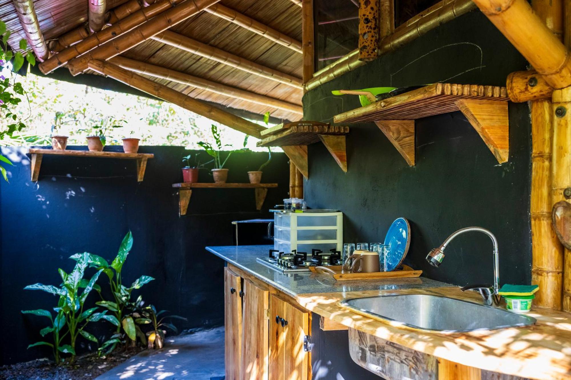 Eco-Lodge Deseo Bamboo Santa Catalina Extérieur photo
